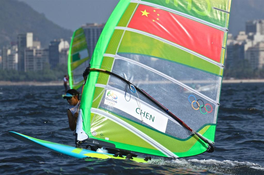 Peina Chen (CHN) - Womens RS:X - 2016 Olympics © Richard Gladwell www.photosport.co.nz